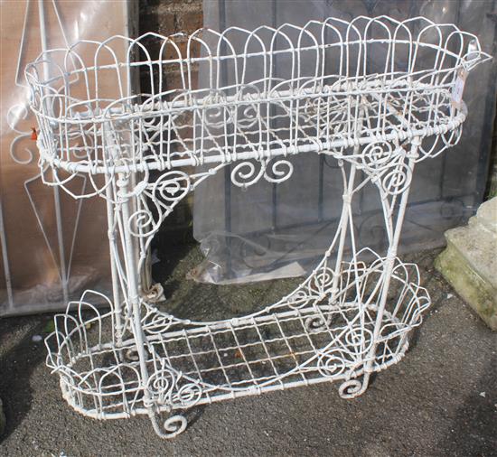 Victorian wire pot stand